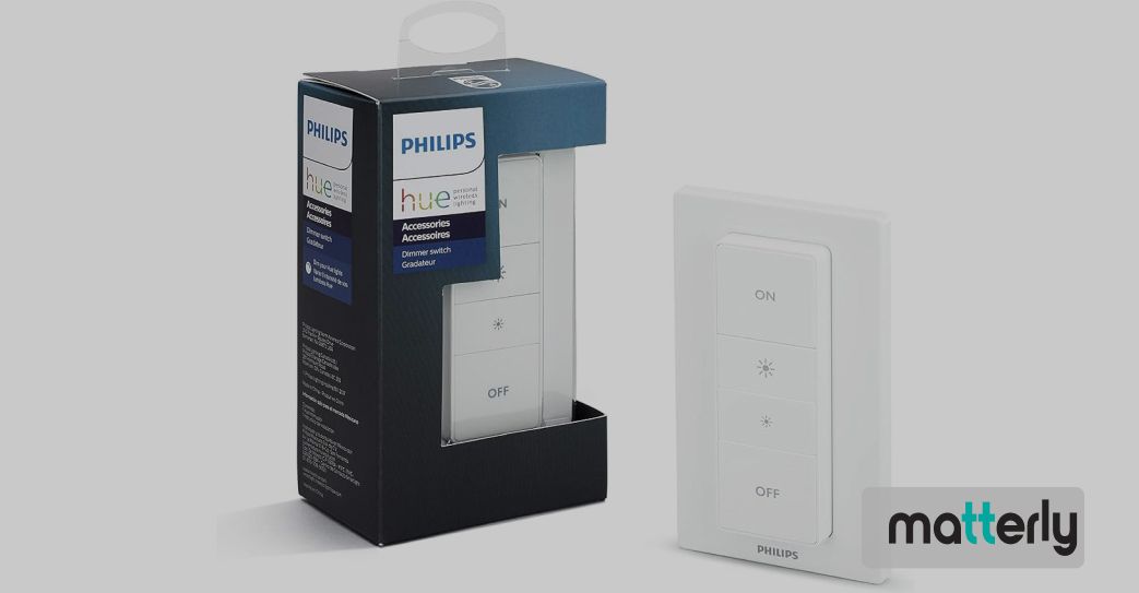  Philips Hue Matter-Prepared Smart Dimmer Switch
