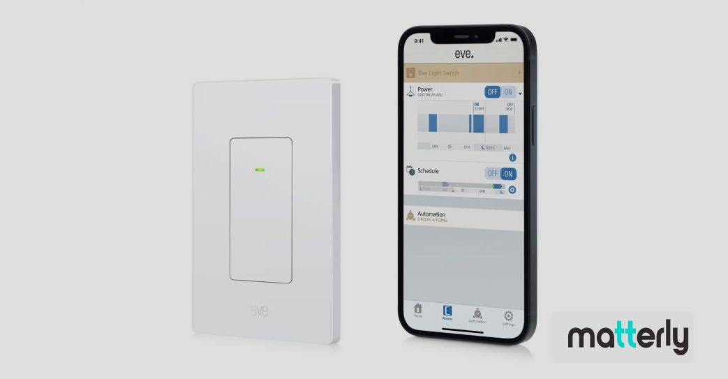 Eve Light Switch Matter-Enabled Smart Switch